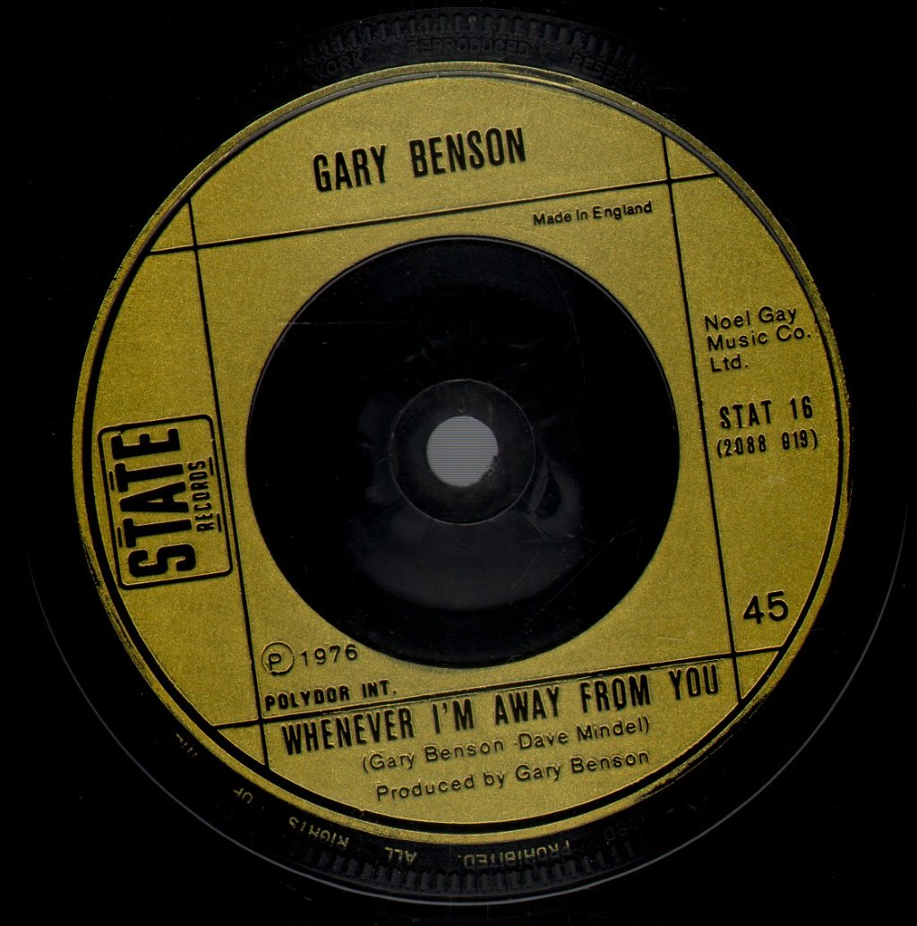Gary Benson - Tiffany - 7 Inch