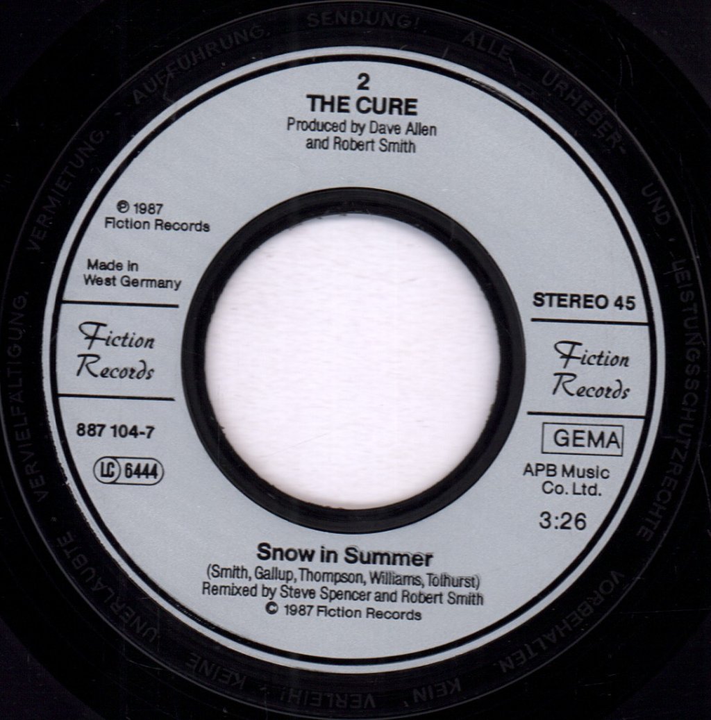 Cure - Just Like Heaven - 7 Inch