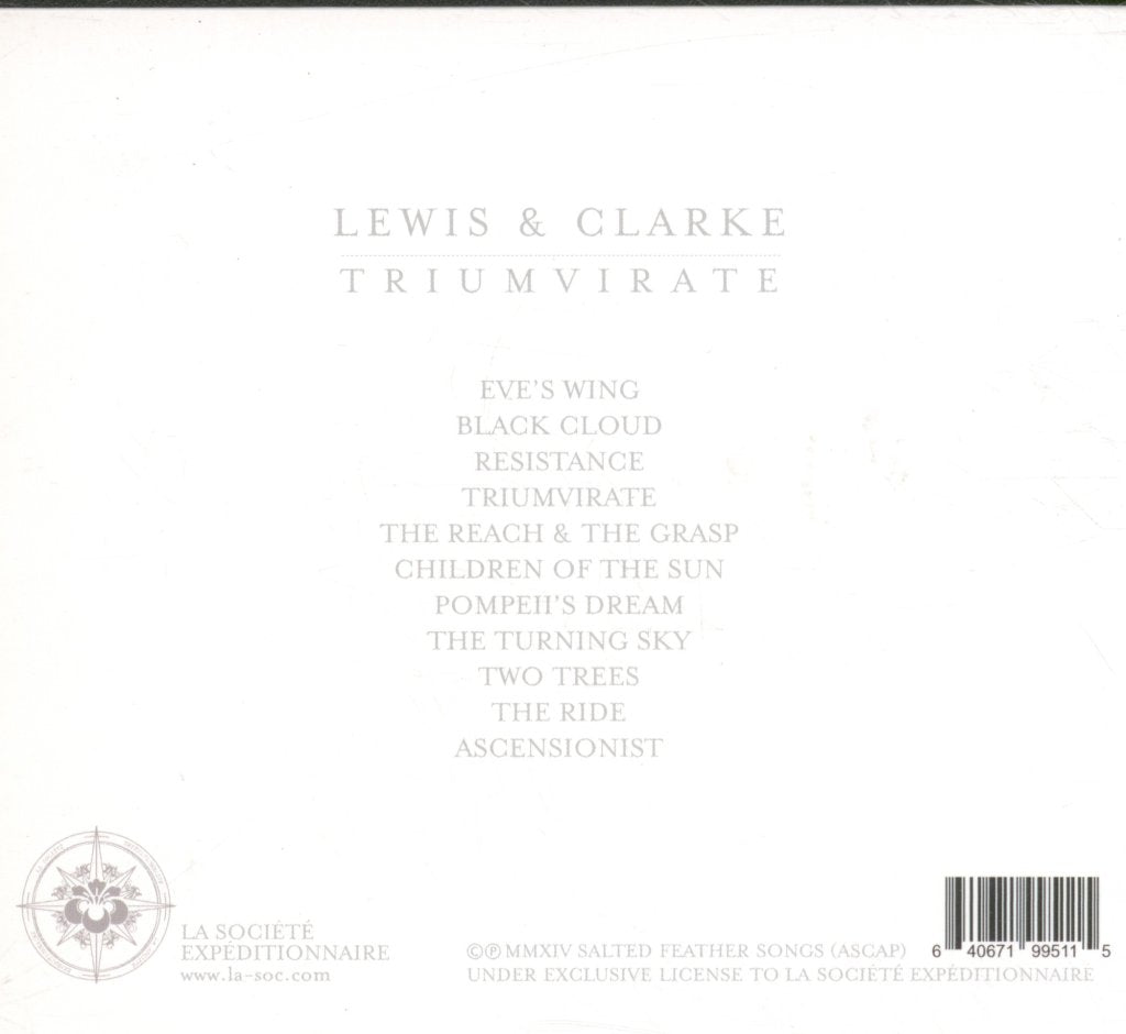 Lewis And Clarke - Triumvirate - Cd