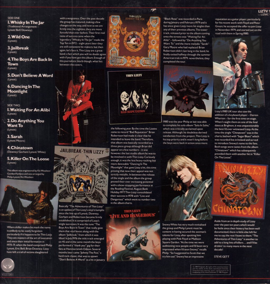 Thin Lizzy - Adventures Of - Lp
