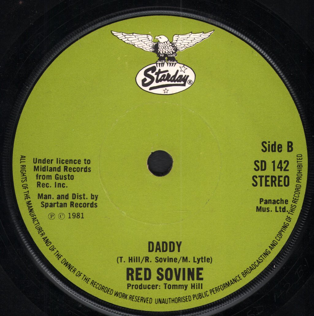 Red Sovine - Teddy Bear - 7 Inch