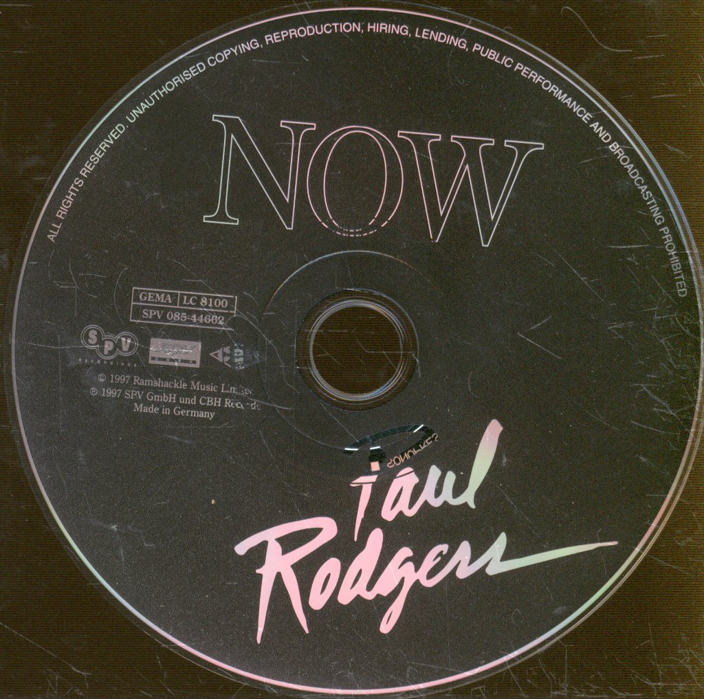 Paul Rodgers - Now - Cd