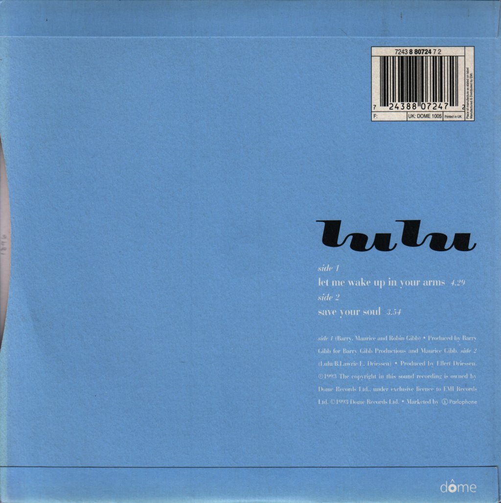 Lulu - Let Me Wake Up In Your Arms - 7 Inch