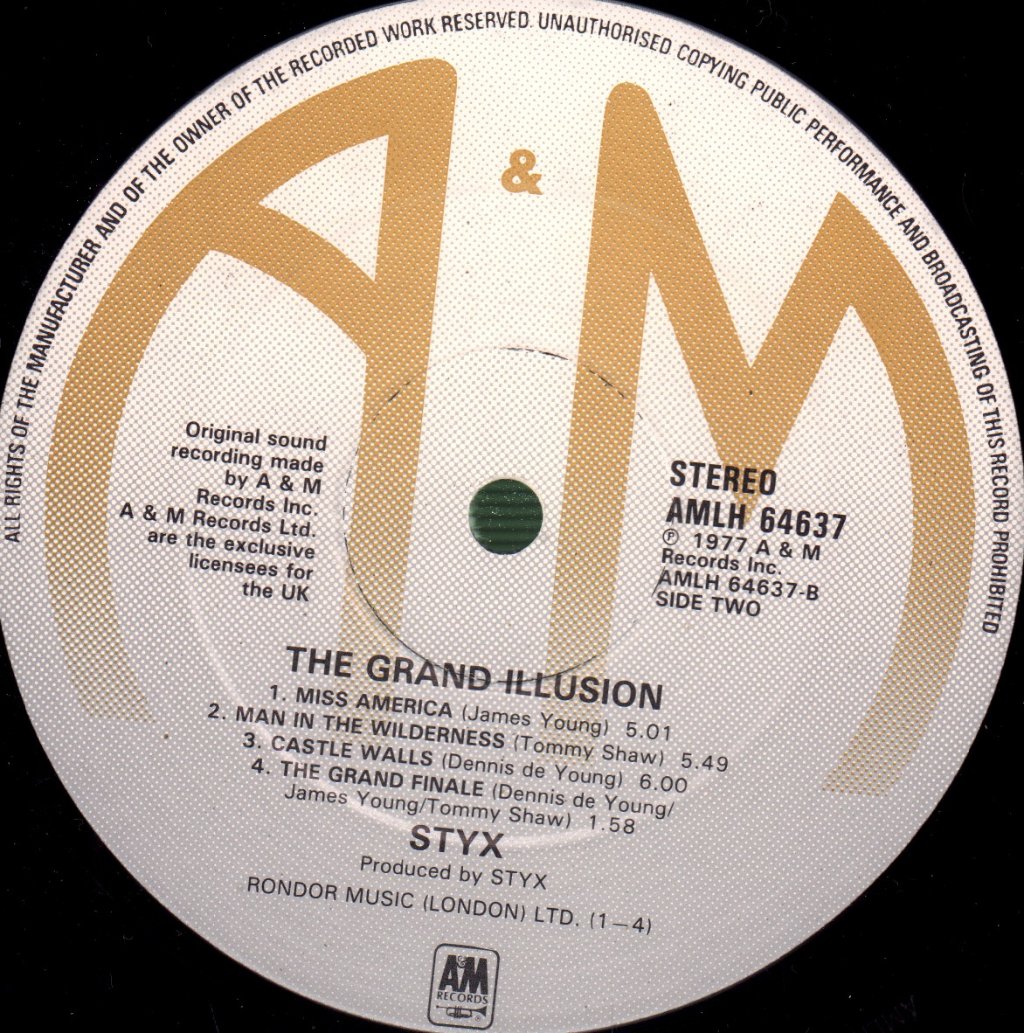 Styx - Grand Illusion - Lp