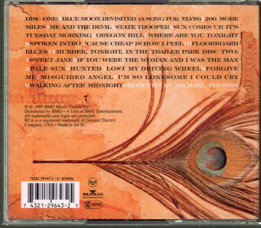 Cowboy Junkies - 200 More Miles - Double Cd