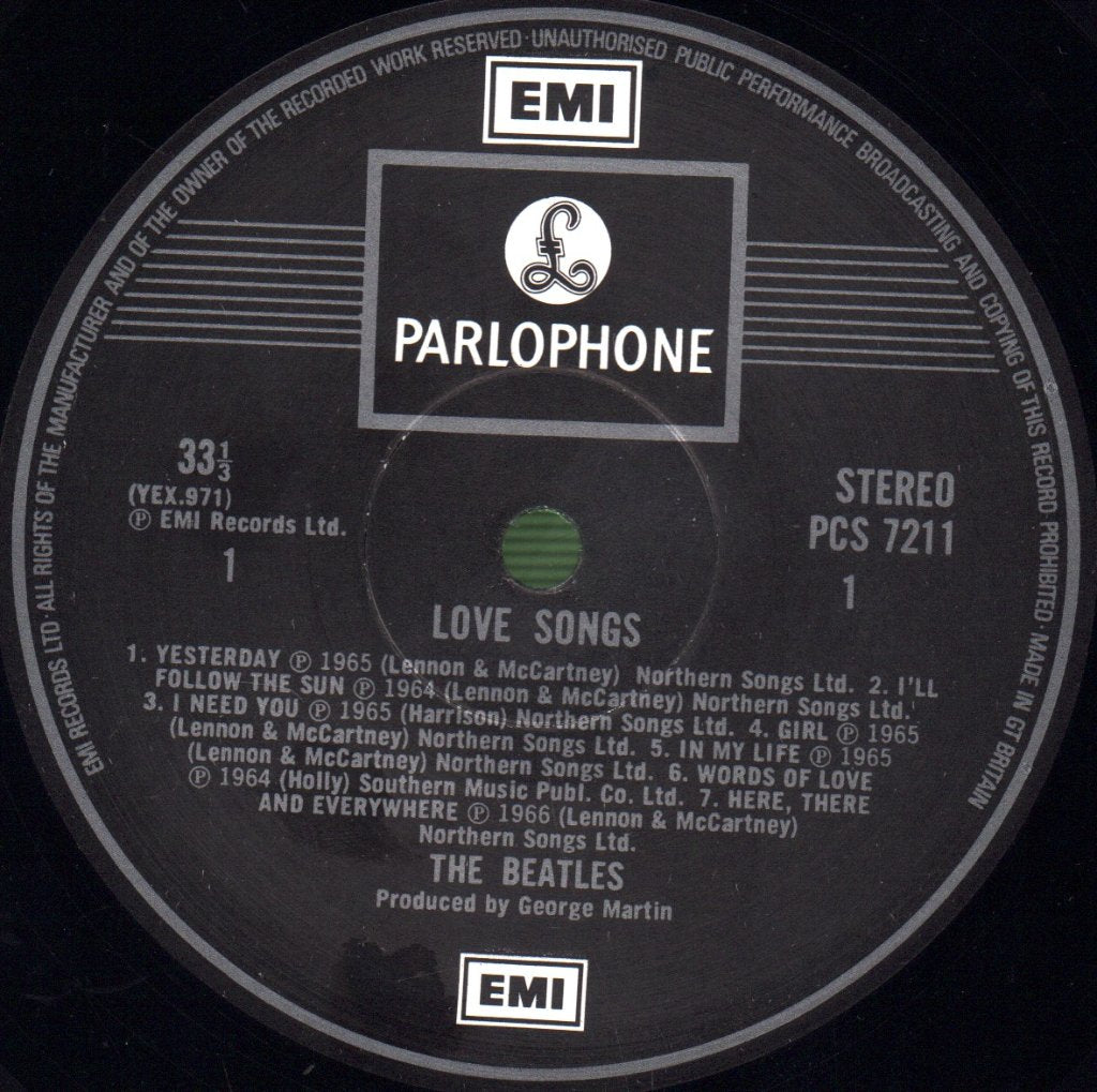 Beatles - Love Songs - Double Lp