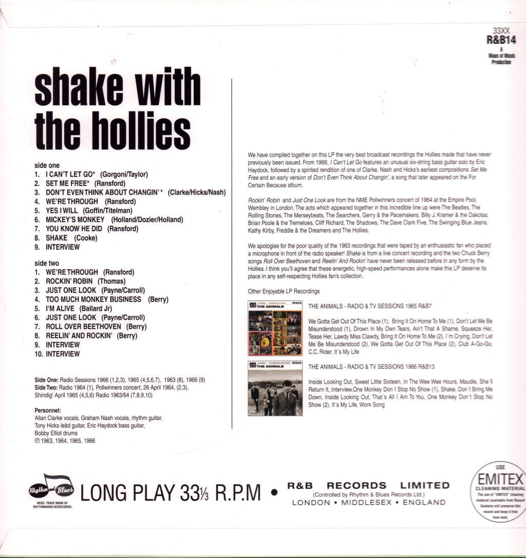 Hollies - Shake With The Hollies - Lp