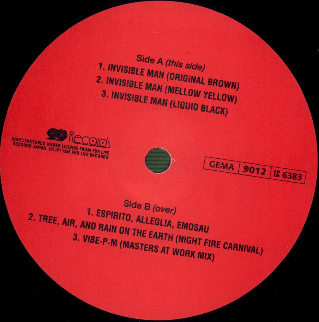 Mondo Grosso - Invisible Man - 12 Inch