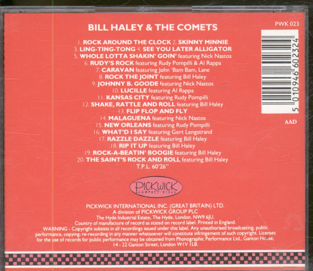Bill Haley And His Comets - Bill Haley And The Comets - Cd