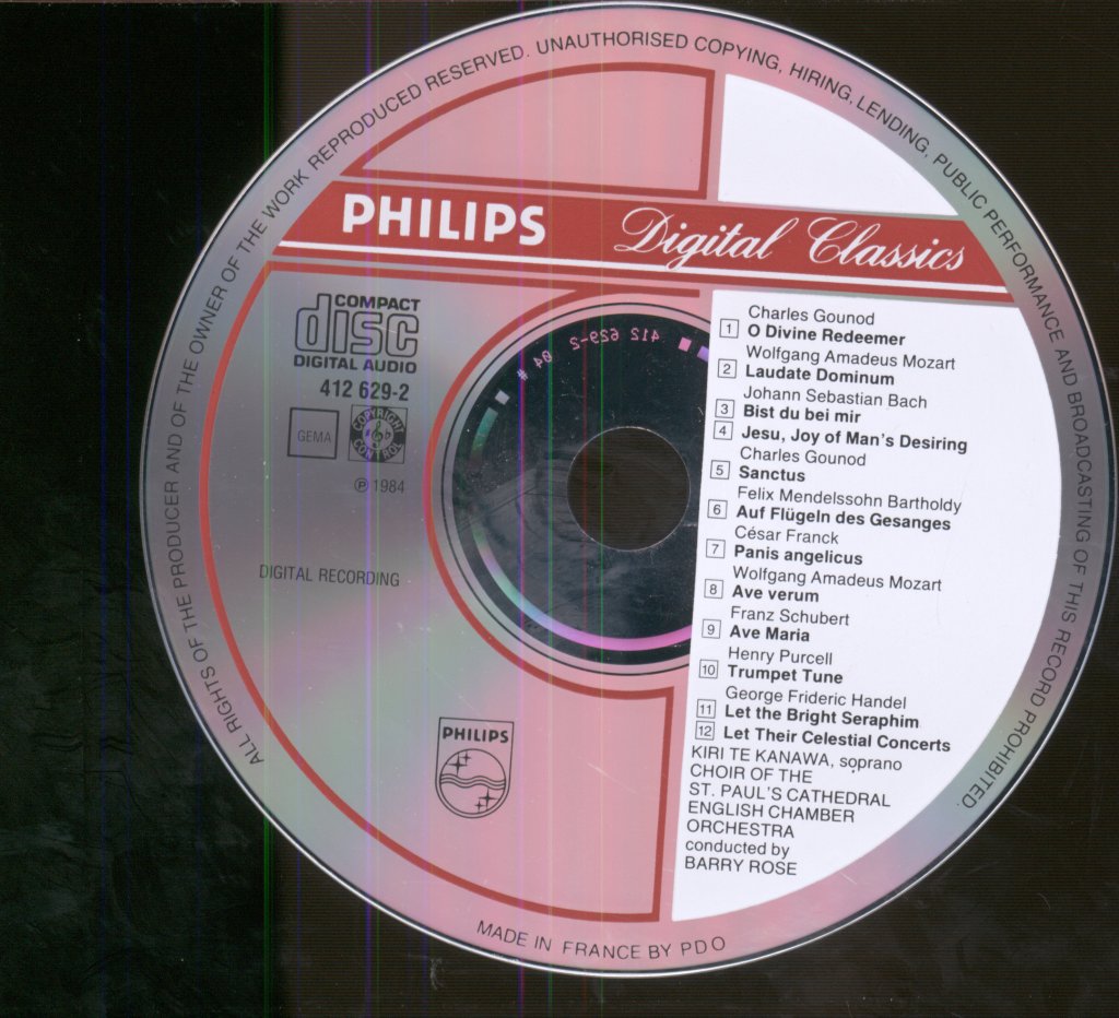 Kiri Te Kanawa, St. Paul's Cathedral Choir - Ave Maria - Cd