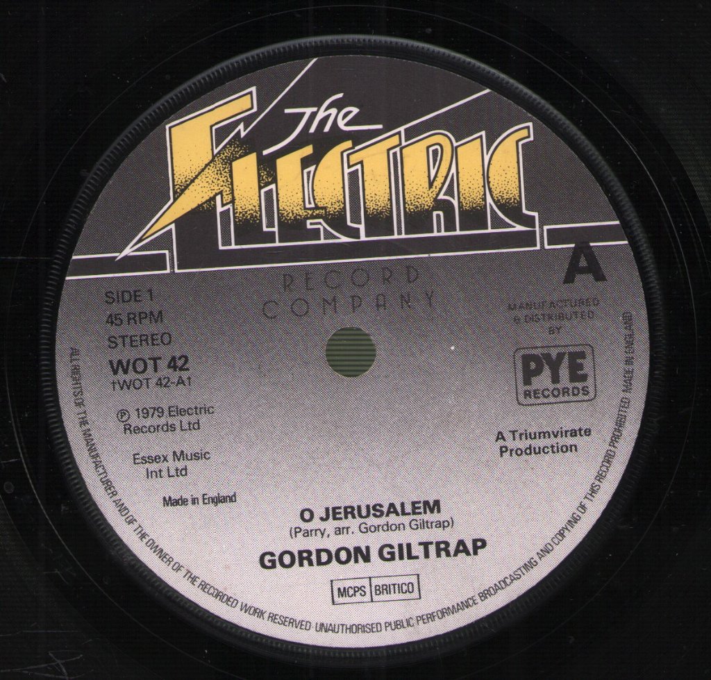 Gordon Giltrap - O Jerusalem - 7 Inch