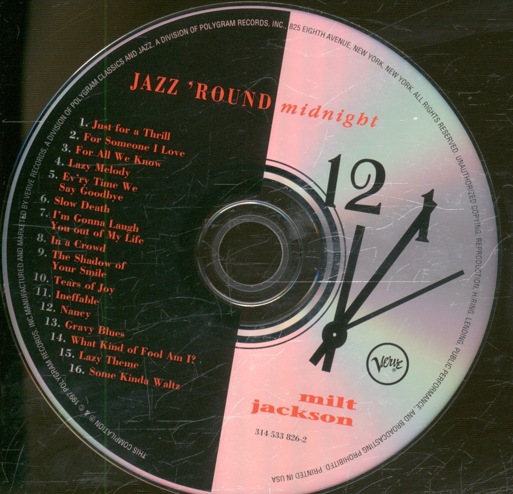 Milt Jackson - Jazz 'Round Midnight - Cd