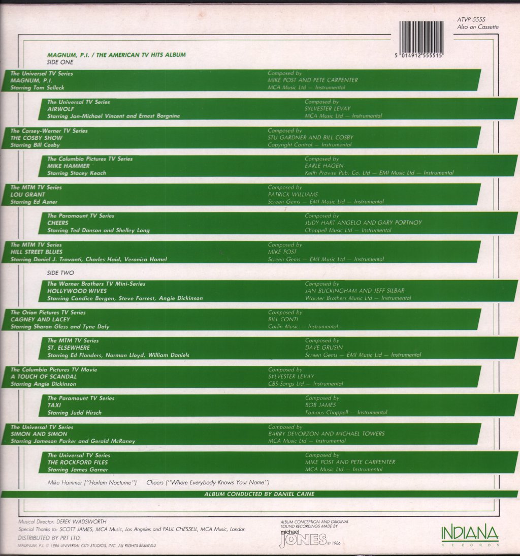 Daniel Caine Orchestra - Magnum P.I. The American TV Hits Album - Lp
