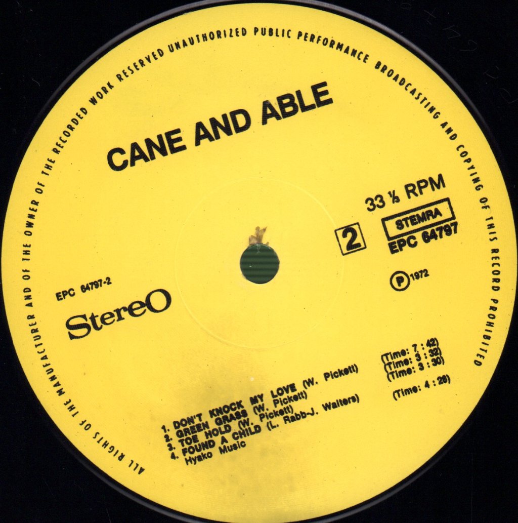 Cane And Able - Cane And Able - Lp – Vinyl Tap