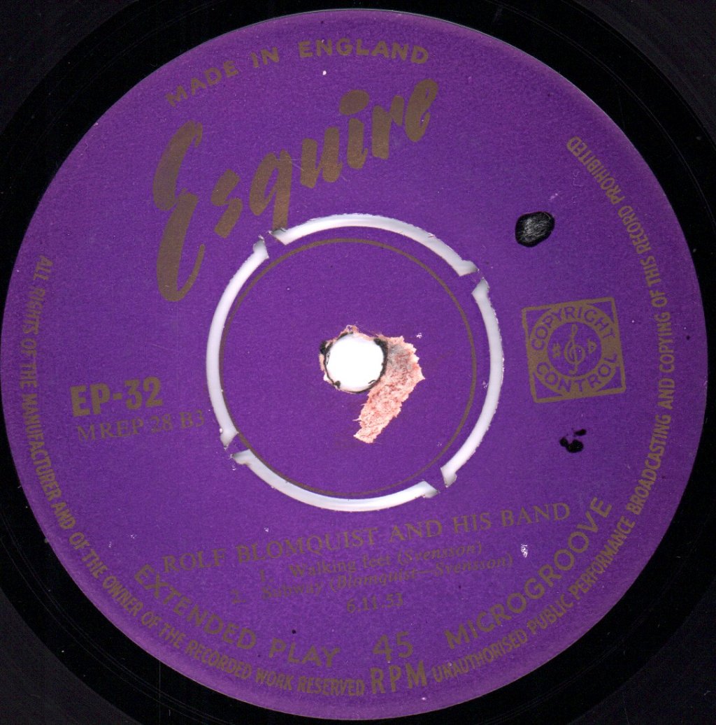 rolf blomquist - rolf blomquist and his band - 7 Inch
