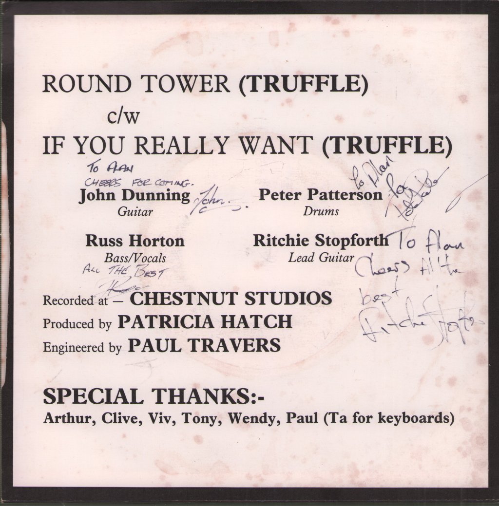 Truffle - Round Tower C/W If You Really Want - 7 Inch