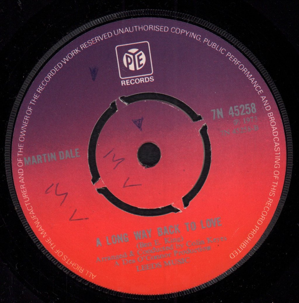 Martin Dale - Remember My Heart - 7 Inch