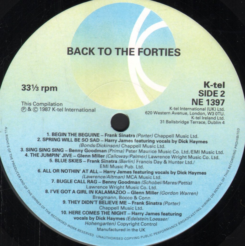 Various Artists - Back To The Forties - Lp