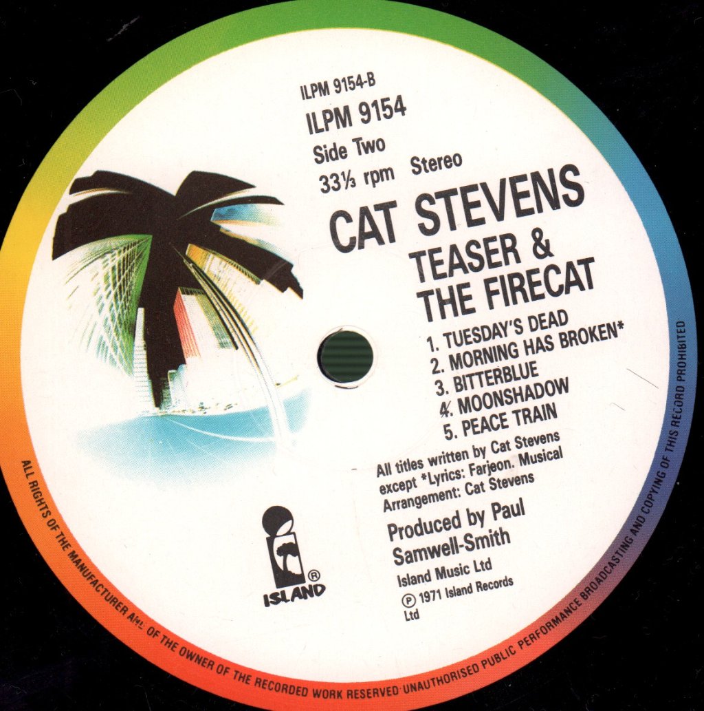 Cat Stevens - Teaser And The Firecat - Lp