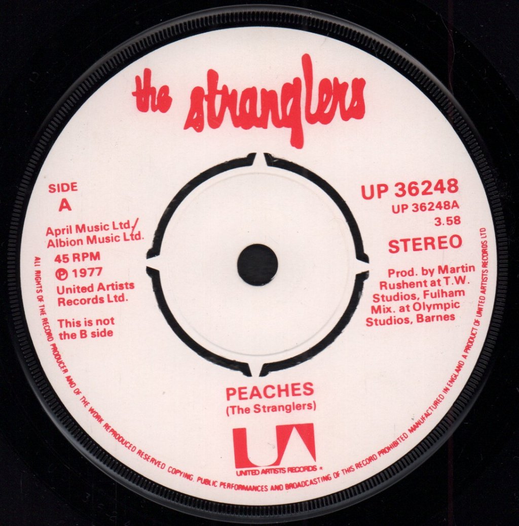 Stranglers - Peaches - 7 Inch
