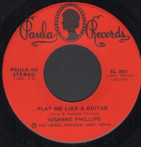 Susanne Phillips - Play Me Like A Guitar - 7 Inch
