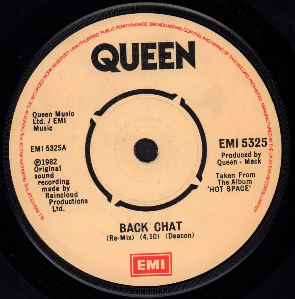 Queen - Back Chat - 7 Inch
