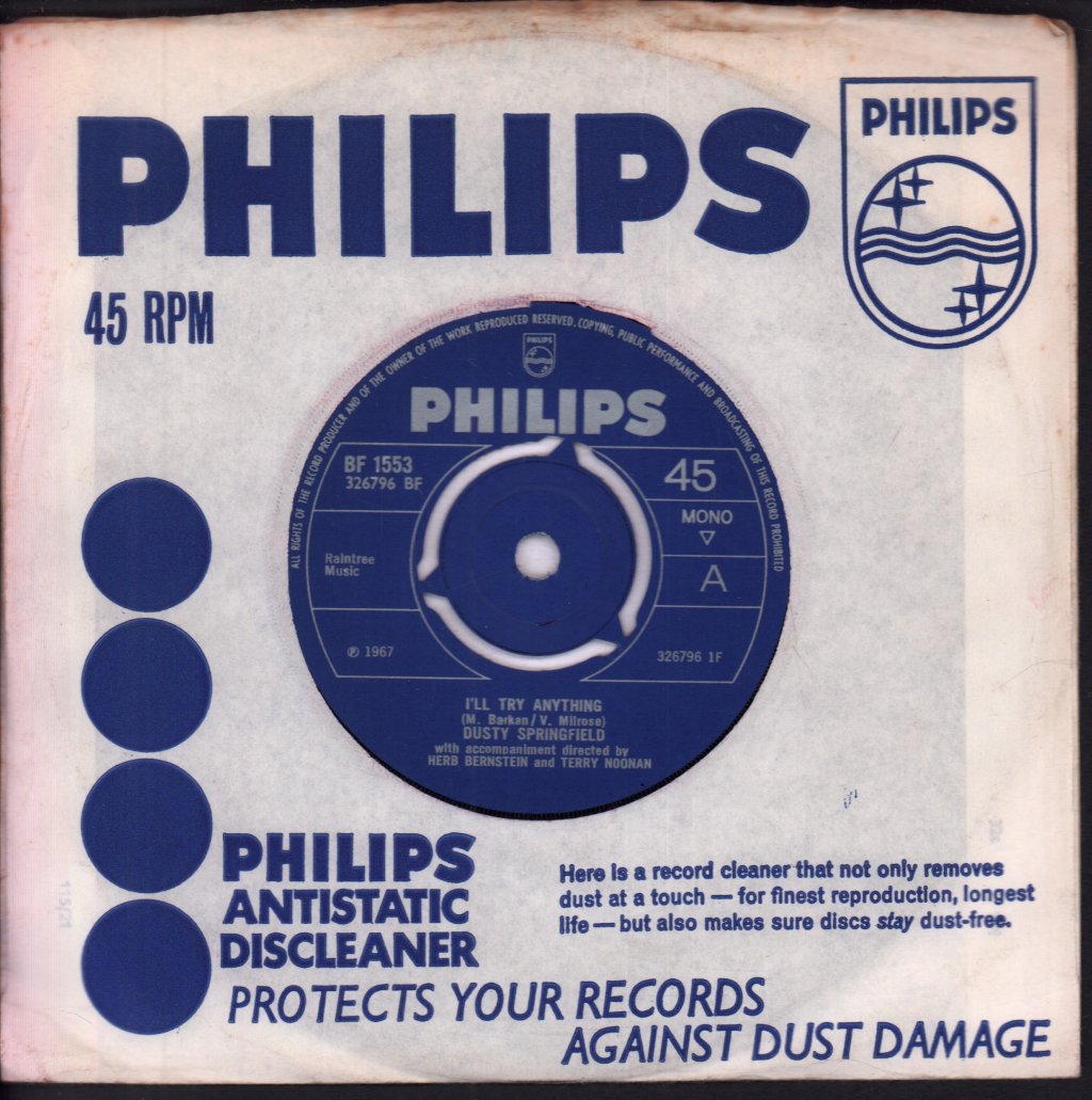 Dusty Springfield - I'll Try Anything - 7 Inch