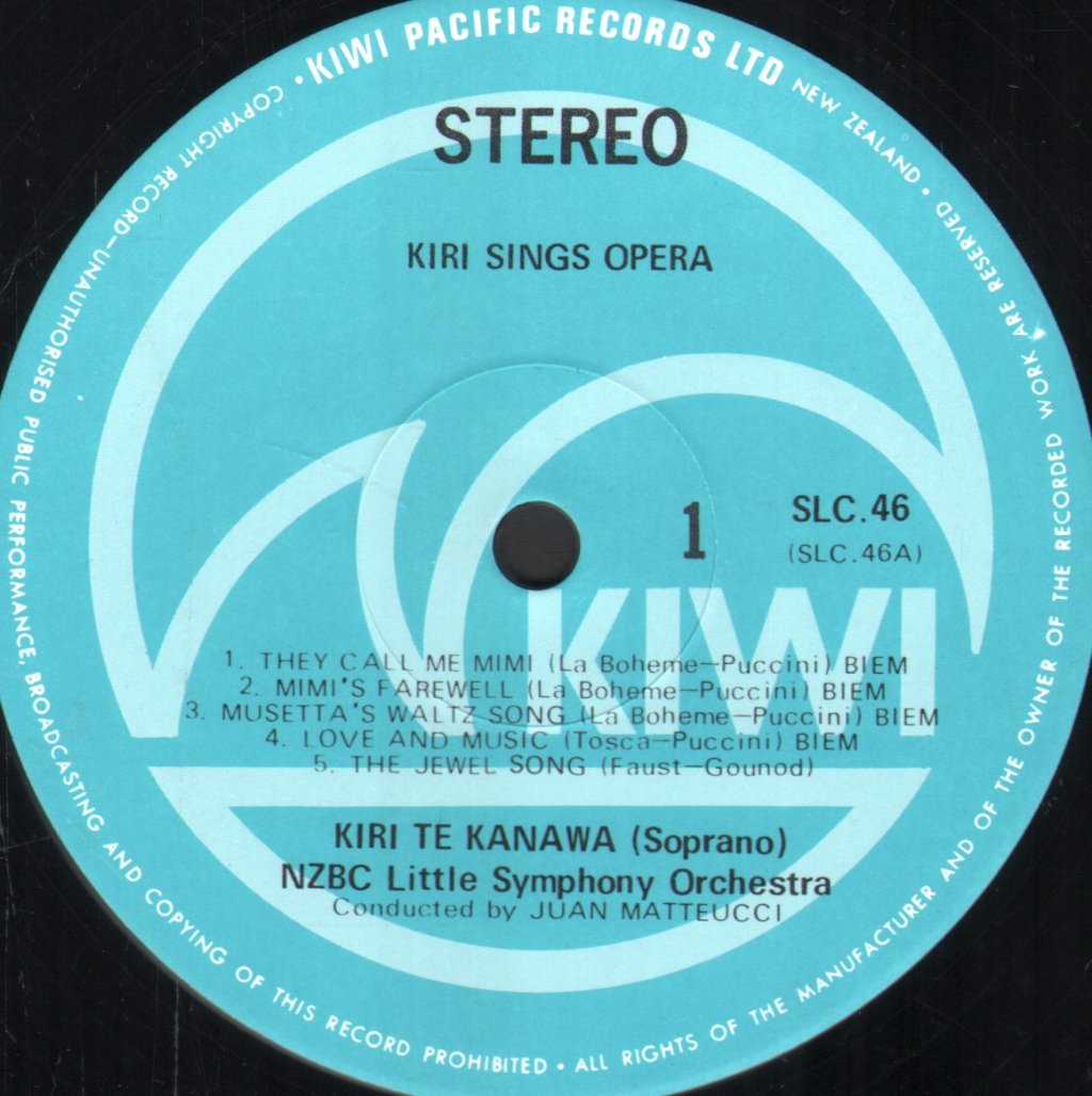 Kiri Te Kanawa - Kiri Sings Opera - Lp