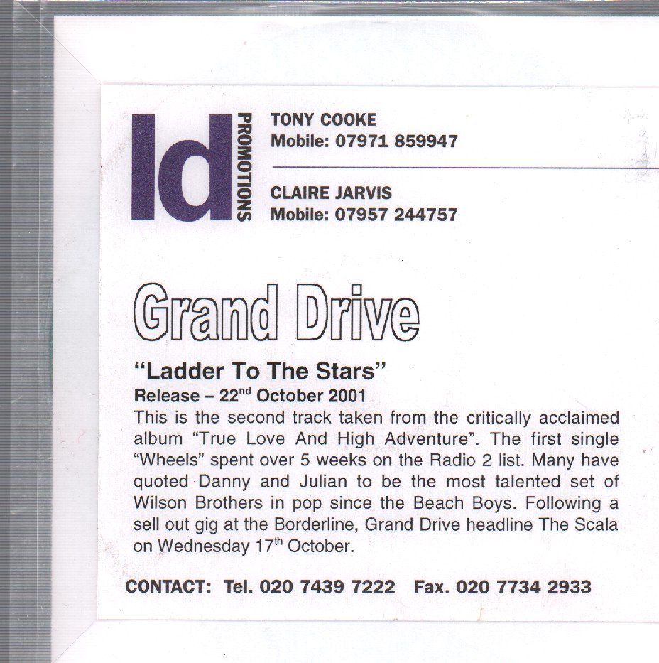 Grand Drive - A Ladder To The Stars - Cdr