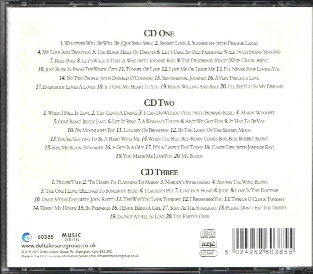 Doris Day - Day By Day the greatest hits and more - Cd Set