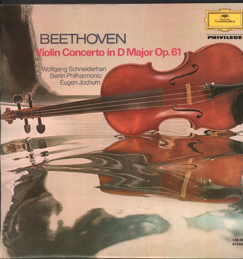 Wolfgang Schneiderhan / Berlin Philharmonic / Eugen Jochum - Beethoven - Violin Concerto In D Major Op.61 - Lp