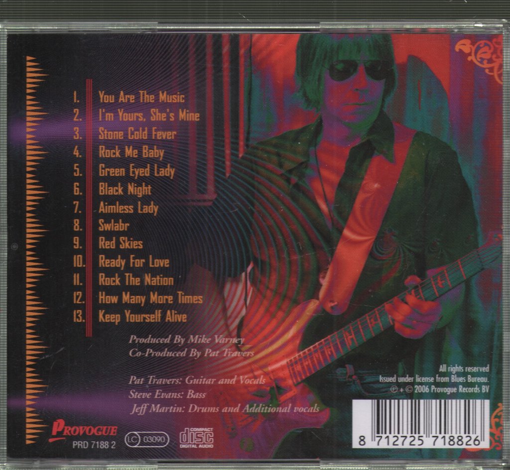 Pat Travers - P.t. Power Trio 2 - Cd