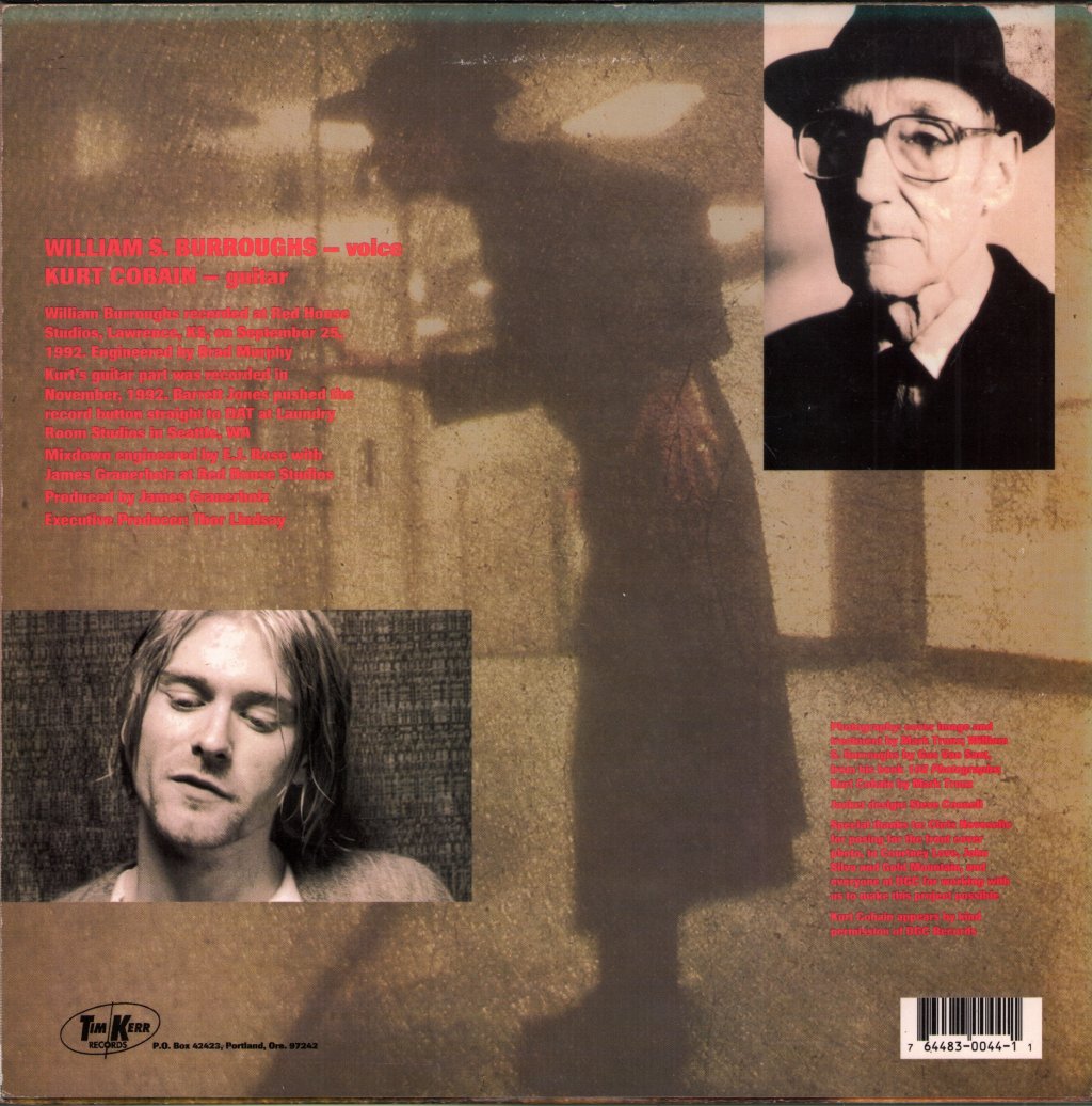 William S.burroughs And Kurt Cobain - "Priest" They Called Him - 10 Inch