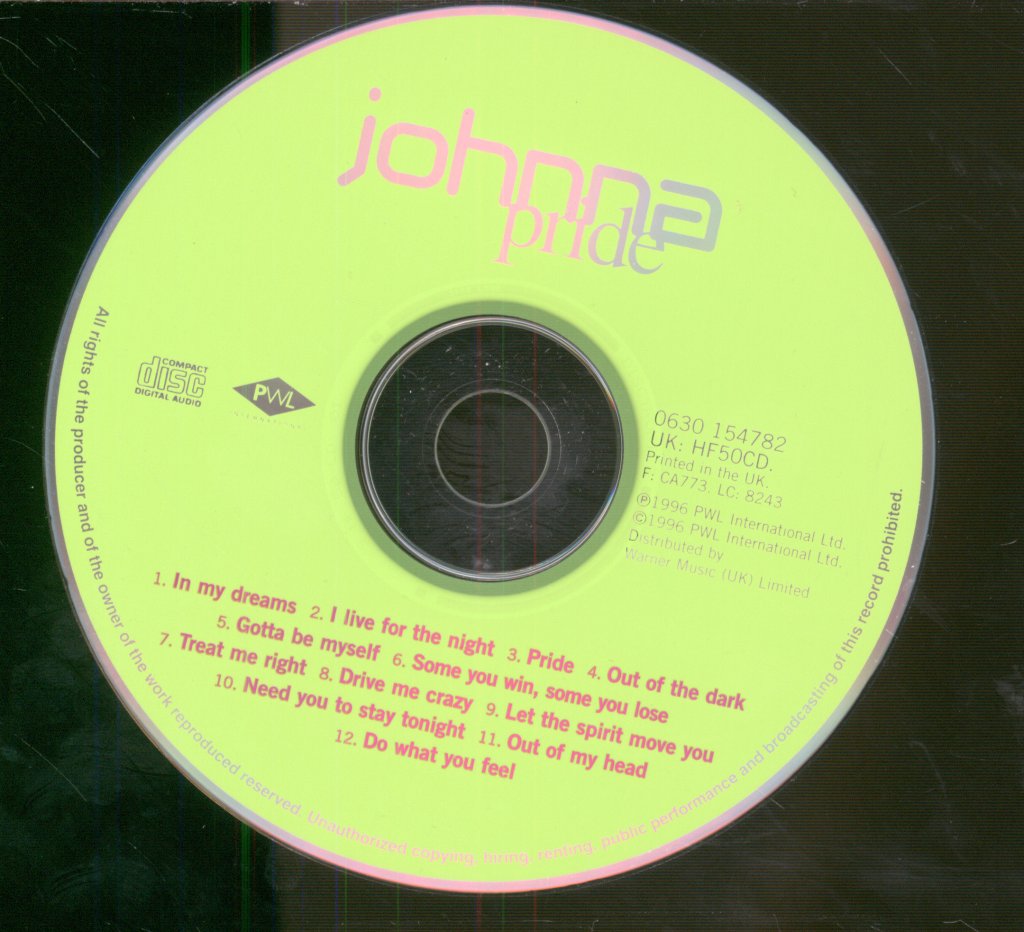 Johnna - Pride - Cd