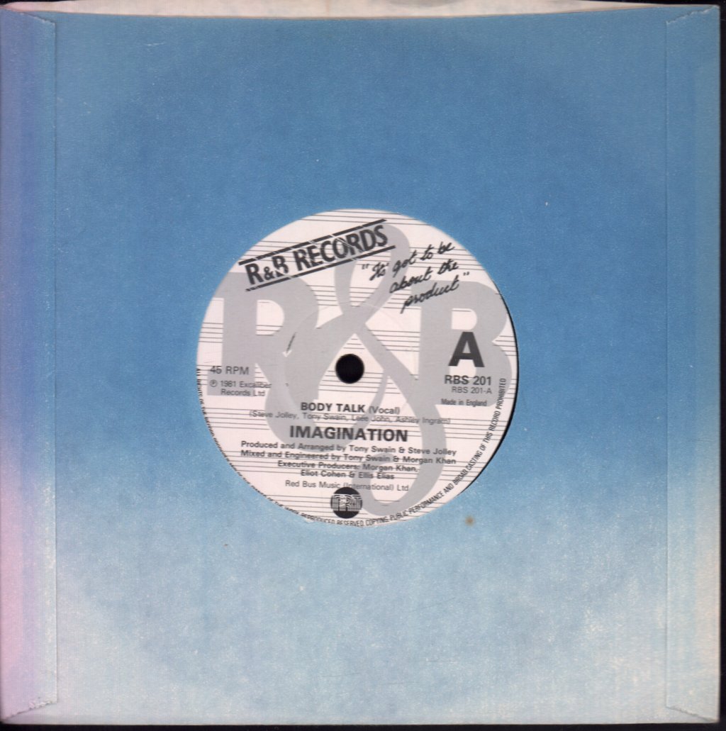 Imagination (80'S Pop Group) - Body Talk - 7 Inch