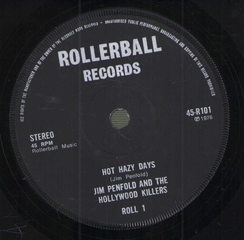 Jim Penfold And The Hollywood Killers - Hot Hazy Days - 7 Inch