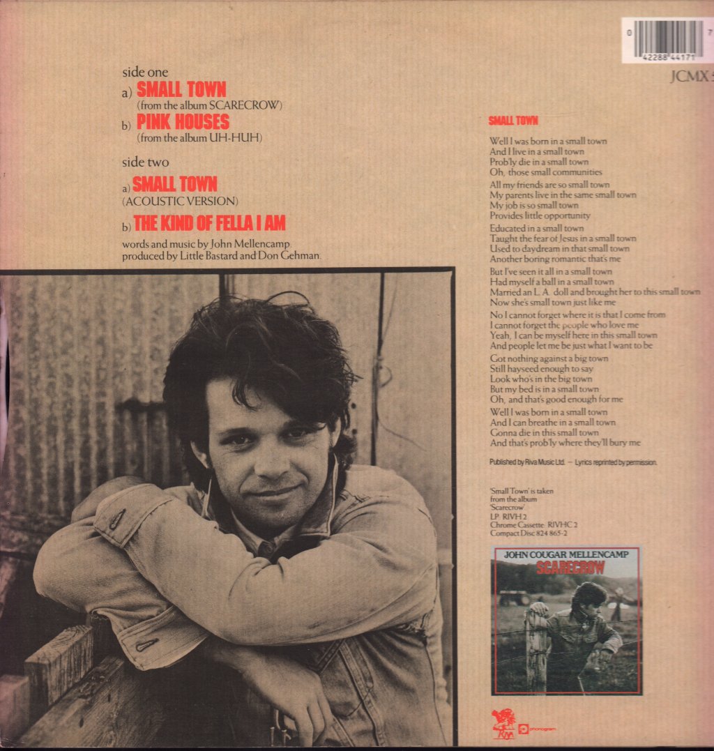 John Cougar Mellencamp - Small Town - 12 Inch