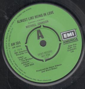 Michael Johnson - Almost Like Being In Love - 7 Inch