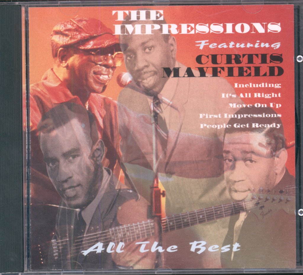 Impressions Featuring Curtis Mayfield - All The Best - Cd