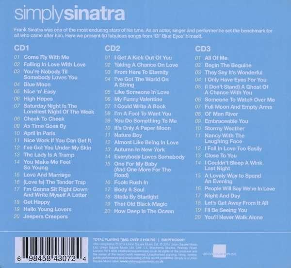 Frank Sinatra - Simply Sinatra (3CDs Of Essential Songs) - Cd Set