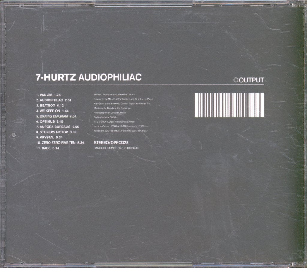 7 Hurtz - Audiophiliac - Cd