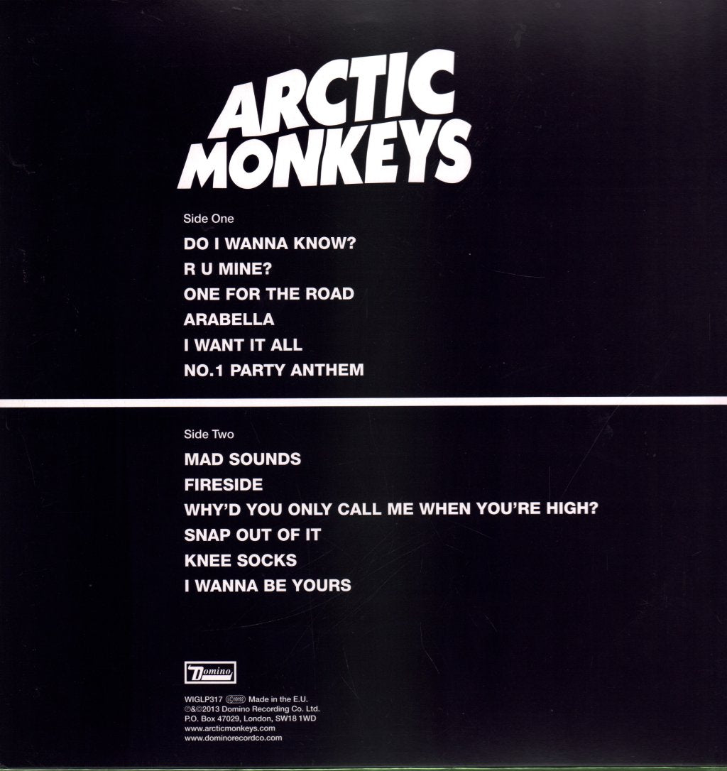 Arctic Monkeys - AM - Lp