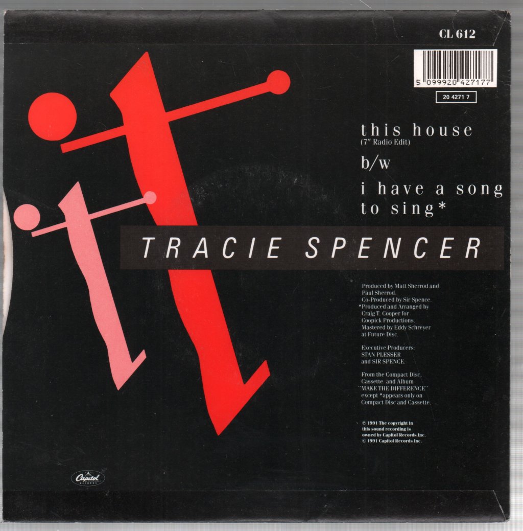 Tracie Spencer - This House - 7 Inch