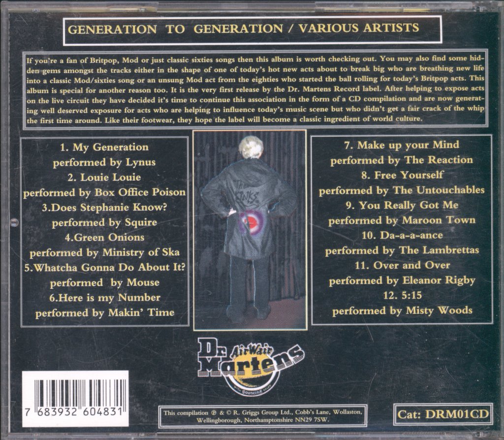 Various Artists - Generation To Generation - Cd