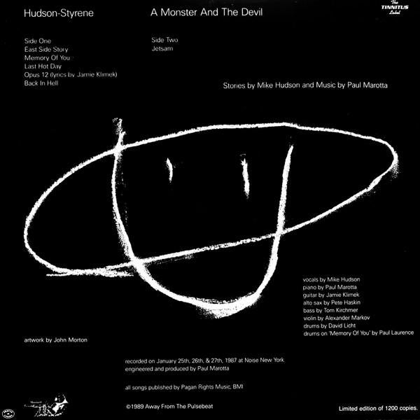 Hudson - Styrene - A Monster And The Devil - Lp
