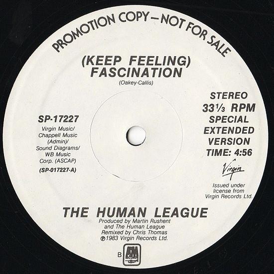 Human League - (Keep Feeling) Fascination - 12 Inch