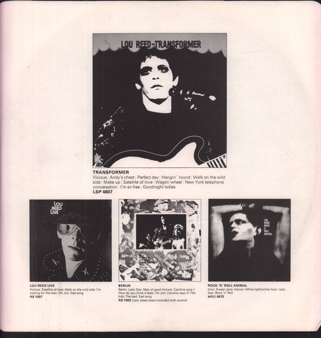 Lou Reed - Walk On The Wild Side - Lp