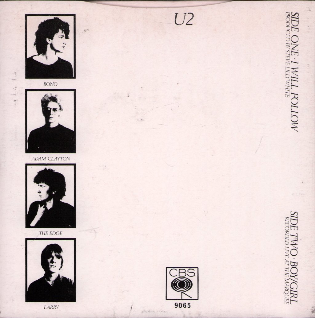 U2 - I Will Follow - 7 Inch