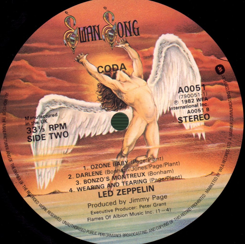 Led Zeppelin - Coda - Lp