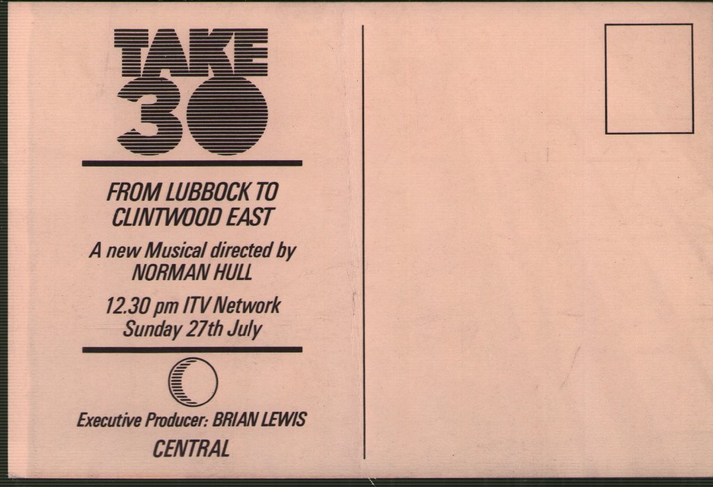 Terry And Gerry - From Lubbock To Clintwood East - Card